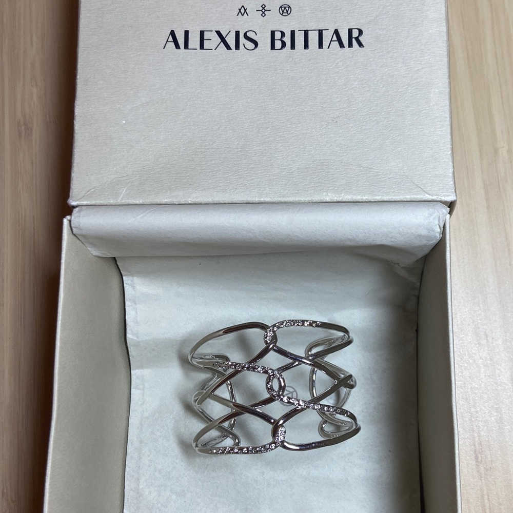Alexis Bittar Bangle with Crystals